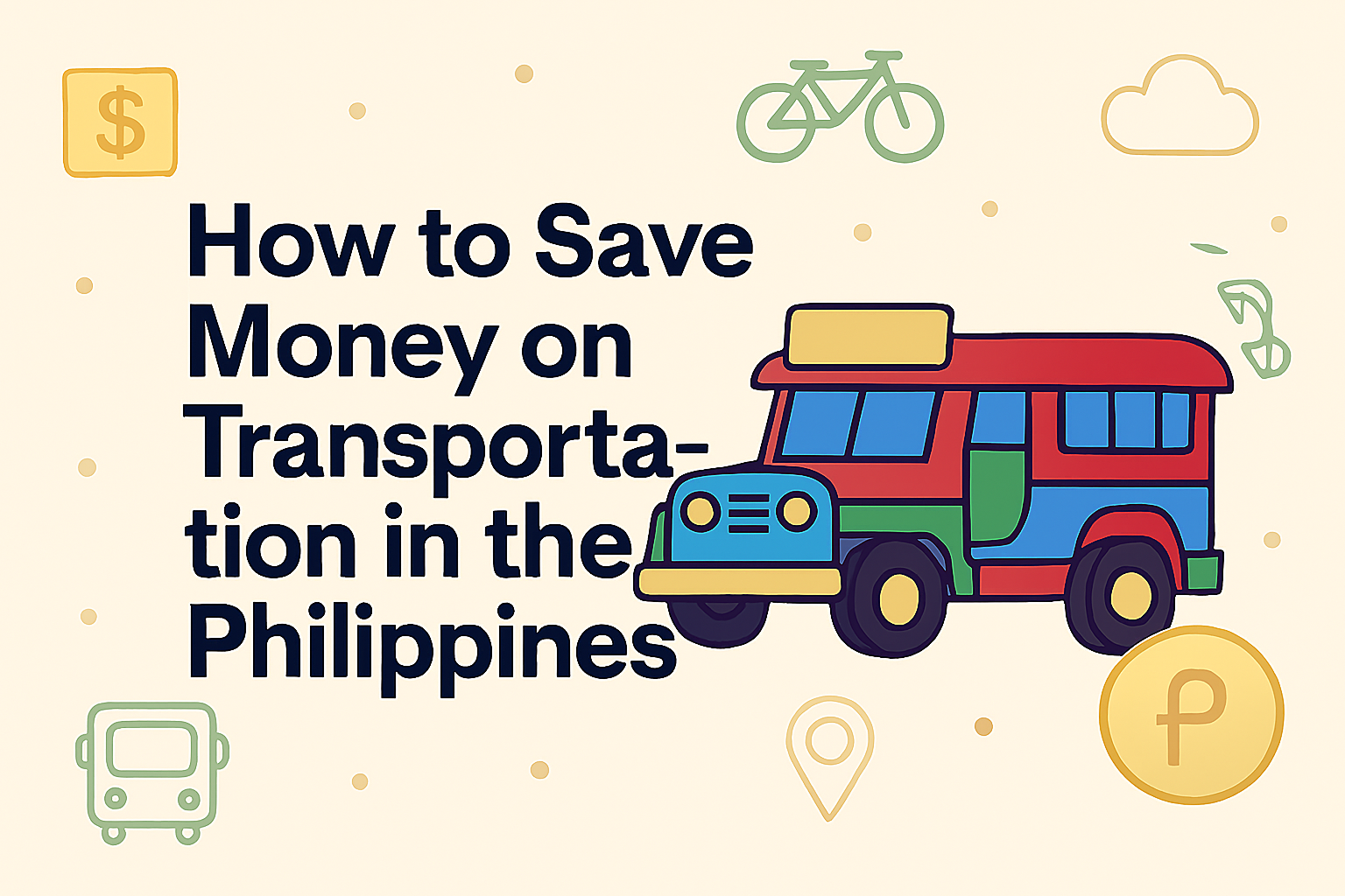 How to Save Money on Transportation in the Philippines